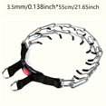 thumbnail image 1 of CNKOO A Golden Clip-style Dog Training Collar With A Quick-release Buckle  Durable Pet Supplies For Behavior Correction And Obedience Training - Other Patterns, 1 of 6