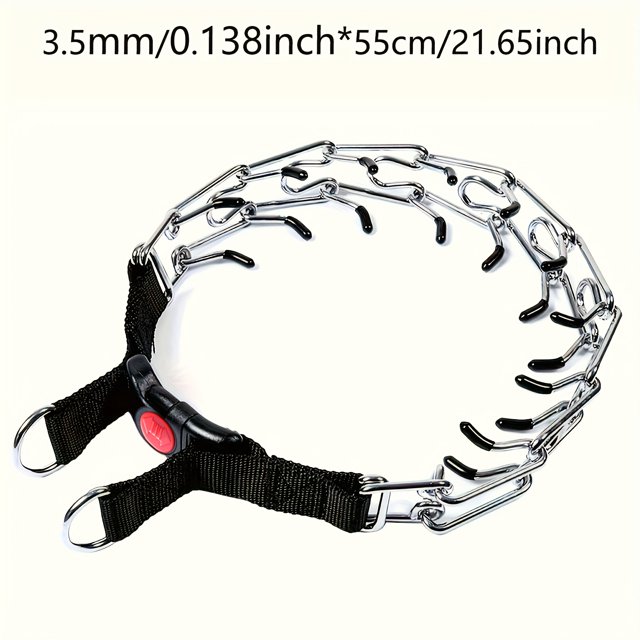 CNKOO A Golden Clip-style Dog Training Collar With A Quick-release Buckle Durable Pet Supplies For Behavior Correction And Obedience Training - Other Patterns
