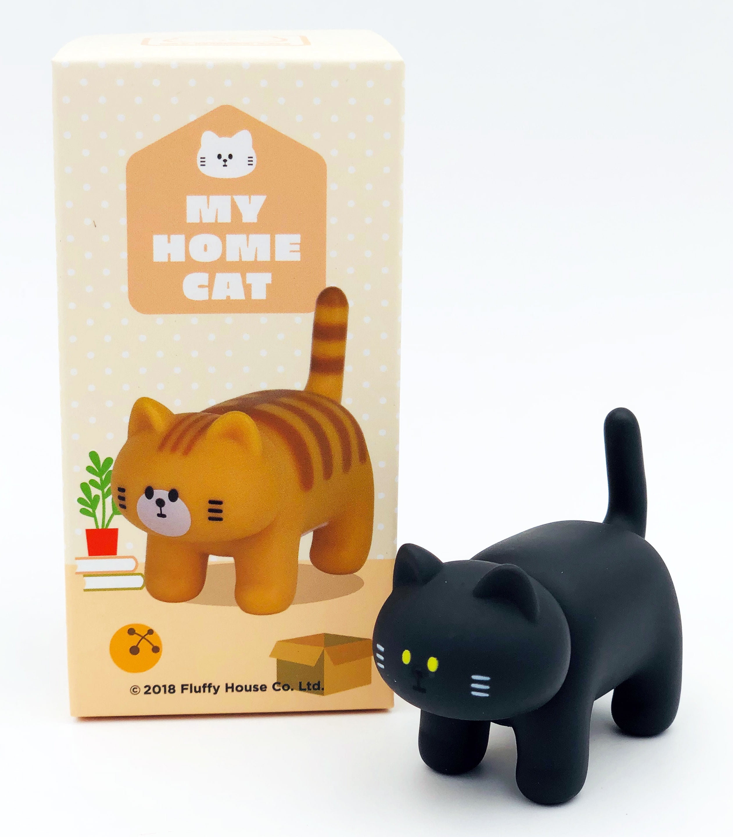 Fluffy House Black Cat from The My Home Cat Mini Collectible
