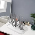 thumbnail image 1 of Secador de botellas para encimera, organizador de fácil almacenamiento, estante para secar tazas, pajitas, cepillos, piezas para botellas, accesorios gris, 1 of 8