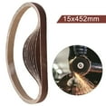 thumbnail image 4 of MYG 10pcs 15*452mm Sanding Belt 60-600-Grit for M10 Sander Adapter Polishing Machine, 4 of 9