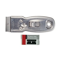 Excel Flat Metal Safety Scraper, Rust-Resistant, 6 Count