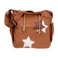 thumbnail image 2 of Bolso de hombro de gran capacidad para mujer en nailon duradero para uso diario. marrón, 2 of 9