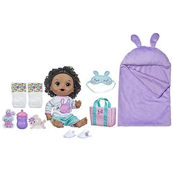 Muñeca Baby Alive Bunny Sleepover, muñecas de 12 pulgadas co
