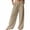Khaki, variant on GZWYHT Harem Pants For Women,Casual Loose Fit Casual Loose Baggy Elastic Waist Spring Fashion Clothes Yoga Boho Palazzo Pants With Pockets Wide Leg Pants,Pink L