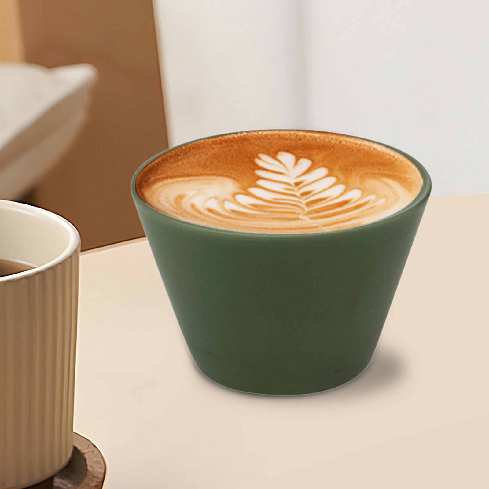 TISHITA Coffee Mug Espresso Cup Juice Cup 230ml Birthday Gifts Water Cup Pottery Tea Cup for Restaurant Wedding Home Bar Cold Drinks Green