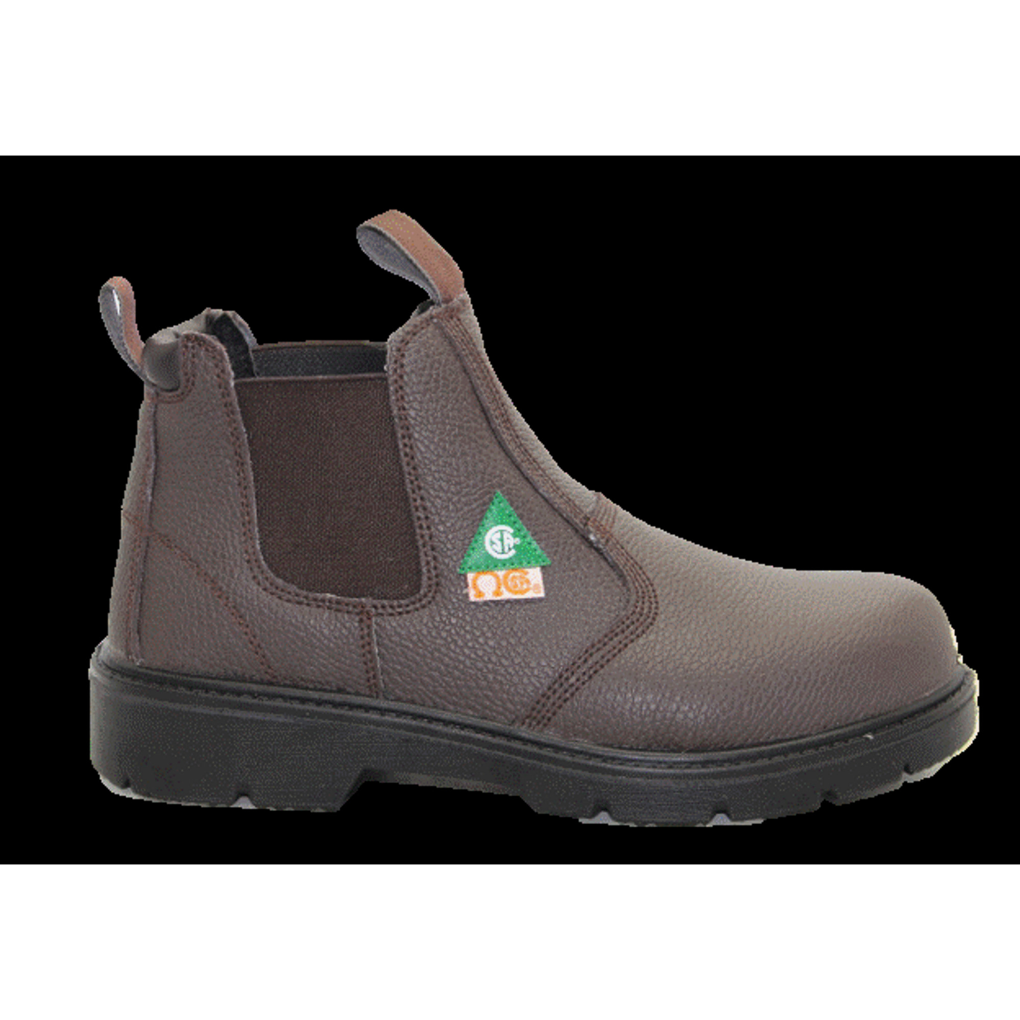 CSA approved Unisex Leather Dual Standard Dolphin Safety Shoes Work Boots Construction Boots