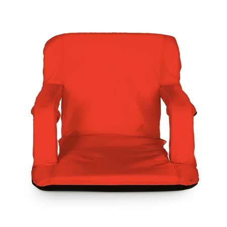 Camco Portable Reclining Stadium Seat For Bleachers With Carry