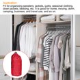 thumbnail image 5 of Unique Bargains Ultra Large Clothes Storage Drawstring Bag Clothes Organizer Bag, Red, 5 of 5