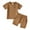 Style 1-Coffee, variant on Gubotare Cute Baby Boy Outfits Solid Color T-Shirt and Shorts Outfit Set Toddler to Big Kid3 6 9 12 18 24 Months 2T 3T 4T (Beige,Size 3-6 Months)