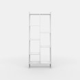 thumbnail image 4 of Ada Home Decor Eden 4 Tier Open Shelf Modern Bookcase, White, 4 of 7