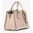 thumbnail image 3 of Michael Kors Zoe Medium Pebbled Leather Satchel, Soft Pink, 3 of 4