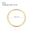 thumbnail image 2 of Uxcell 1.57'' O-Ring Buckle for Hardware Bags Craft DIY Accessories Zinc Alloy Gold Tone 5pcs, 2 of 3