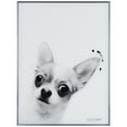 thumbnail image 1 of Empire Art Direct Chihuahua Black and White Pet Paintings on Reverse Printed Glass Framed Dog Wall Art, 24" x 18" x 1", Ready to Hang, 1 of 9