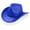 Blue, variant on Cowboy Hat for Momen Men Wide Brim Cowgirl Cap with Shiny Diamond Fringe with Western Casual Fashion for Outdoor Activities All Seasons Red