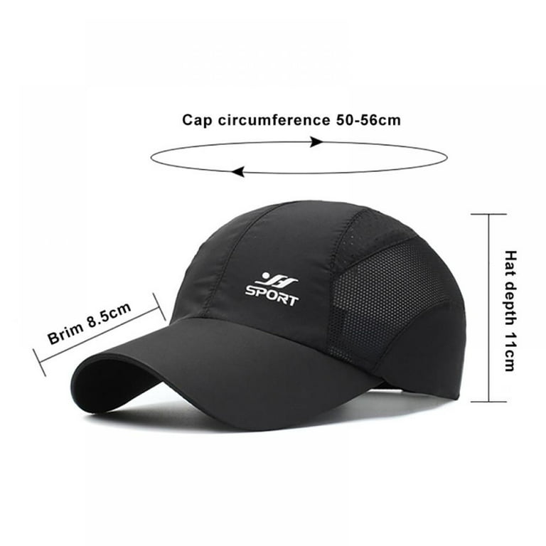 Outdoor Sport Baseball Hat Running Visor Sun Cap,UPF 50+ Folding Baseball  Cap, Quick Dry Breathable Sport Hat for Men Women