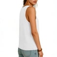 thumbnail image 5 of Fewfanhot Women's Summer Tank Top Sleeveless Ruched Fashion Casual Top Soft Lightweight All Match Daily Streetwear Comfort Tops for Women, 5 of 6
