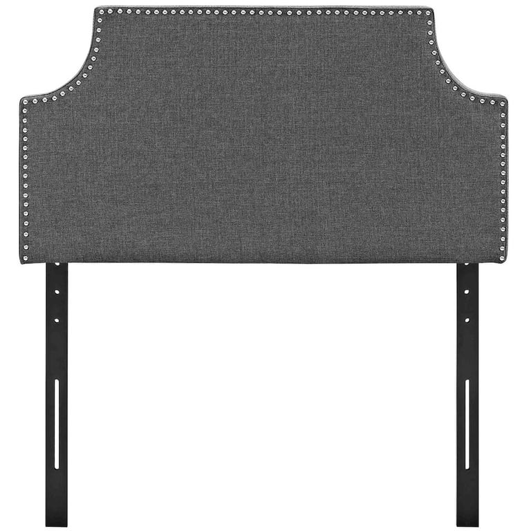 Modway Laura Twin Upholstered Fabric Headboard, Gray photo 3