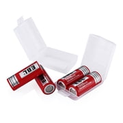 EBL 6-Pack 5000Ah 26650 Li-ion Rechargeable Battery 3.7V 5000mAh HIGH Capacity INR with Storage Case for Flashlight