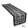 thumbnail image 4 of Black Lace Spider Web Table Runner for Halloween Decorations 18 x 79 Inch Halloween Party Dinner Table Decor Indoor Spider Web Lace Runner for Kitchen Coffee Table Halloween Masquerade Party, 4 of 8