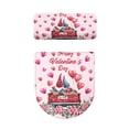 thumbnail image 2 of HELLHERO Lid Cover Set for Toilet Happy Valentine's Day Pack of 2 Elastic Edge for Bathroom Supplies Soft Toilet Covers Set, 2 of 8