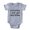Heather Grey, variant on CafePress - Someday Brave - Cute Infant Baby Football Bodysuit