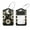 multicolored 5, variant on PhooArto 2 Pack Leather Luggage Tag with Stainless Steel Loop, Moon Flowers Pattern Baggage Handbag Travel Suitcase Tags with Name ID Card Perfect to Quickly Spot Luggage Suitcase