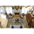 thumbnail image 2 of 2'x3' Green Taupe Machine Woven Floral Traditional Indoor Accent Rug, 2 of 6