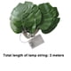 thumbnail image 3 of 20 luces LED de hoja de palma artificial de ratán tropical - enredaderas verdes de 10 pies con 20 hojas, alimentadas por pilas para decoración de fiestas exteriores en interiores, 3 of 9