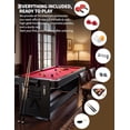 thumbnail image 5 of 7-Foot 3-in-1 Multi-Game Table, Air Hockey Billiards Table Tennis Combo with High-Performance Airflow, Flip Top & Full Accessories for Game Room, 5 of 7