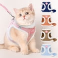 thumbnail image 2 of Cat Harness Leash, Vest Style, Adjustable Neck Strap - Soft Padded Chest Strap, Secure Fit, Multiple Sizes 9.5-14 In, Safety Fastener - For Small Cats, Kittens, Outdoor & Indoor, 2 of 5