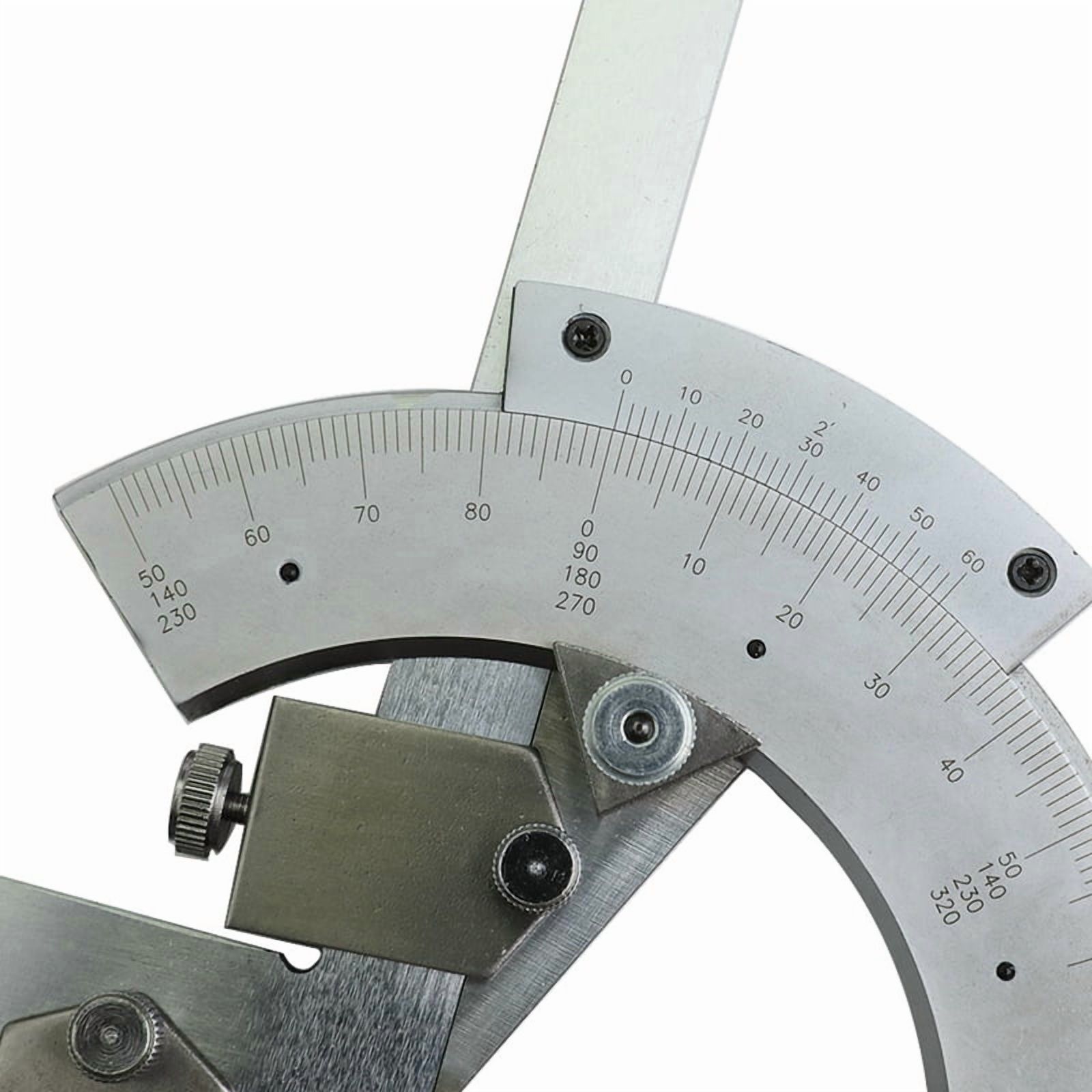 0-320 Degree Vernier Angle Ruler with Storage Box Protractor Woodworking Measuring Ruler1 x Protractor