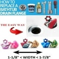 thumbnail image 3 of Bathtub Stopper with Suction,Washbasin Stopper,Bathtub Plug, Silicone Bathtub Stopper,Sink Drain Plug for Bathroom, Kitchen and Laundry - Silicone Bath Tub Stoppers Recyclable Rubber Universal Use, 3 of 5