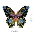 thumbnail image 3 of A Small Butterfly Wood Puzzle 100Pc Unique Shape Natural Material, 3 of 8