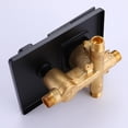 thumbnail image 6 of Pressured-Balanced Wall Mount Bathtub Faucet, Waterfall Tub Faucet with Handheld Shower, 6 of 8