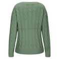 thumbnail image 6 of GigrtiJin Women's V-Neck Knitted Sweater Long Sleeve Casual Solid Color Sweater Blouse Warm Comfy Pullover Tops, 6 of 6