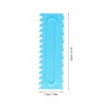 thumbnail image 3 of Cake Scraper Set,4PCS Comb and Icing Smoother Cream Plastic Fondant Modeling Baking Decorating Tools for Dessert Decoration, 3 of 9