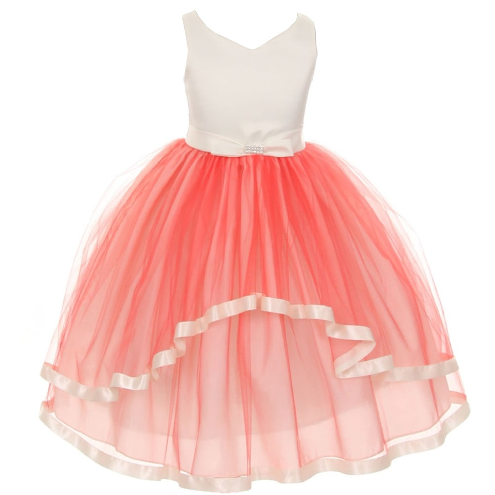 coral dresses for kids