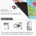 thumbnail image 2 of World Map Dishwasher Magnet Covers for The Front Magnetic Dishwasher Cover Home Cabinet Decals 20" x 26" Refrigerator Door Home Decor, 2 of 5