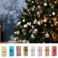 thumbnail image 3 of Deago 36Pcs Christmas Ball Ornaments Shatterproof Christmas Tree Balls Decorations Small 1.57" for Tree Holiday Wedding Party Decorations (Pink), 3 of 10