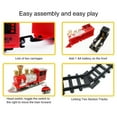 thumbnail image 4 of ziyahi Jouet de Train Ferroviaire Électrique de Noël, Ensemble de Train Ferroviaire Électrique pour Enfants, Jouets de Construction de Transport Routier, 4 of 6
