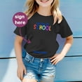thumbnail image 3 of WOYY Last Day of School T-Shirt for Girls Letter Print Summer Casual Short Sleeve Tshirt, 3 of 4