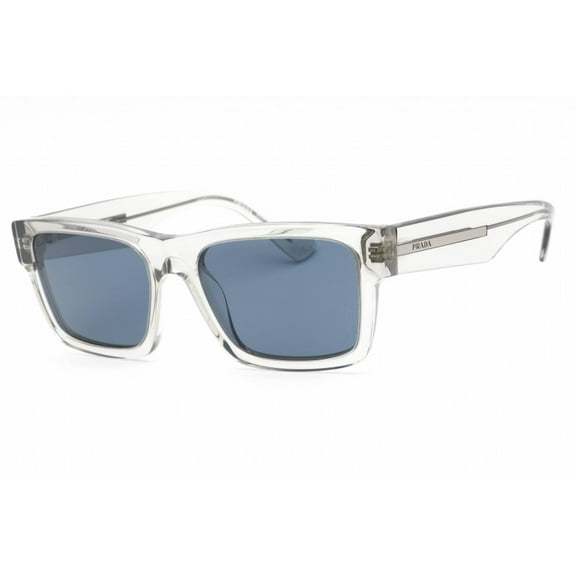 Prada Blue Rectangular Men's Sunglasses PR 25ZS U430A9 56