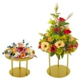 thumbnail image 3 of Dwellnix Wedding Flower Stand Set of 10, Gold Color, 33.07 lbs Load Capacity,&nbsp; Steel, Perfect for Floral Arrangements and Event Decor, 3 of 6
