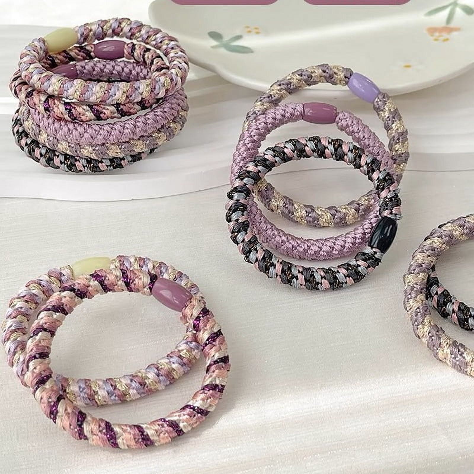 15pcs/box High Elastic Hair Rubber Bands For Women Black Hair Tie Girls Ponytail Holder Hair Rope Hairbands knekki haar elastiek