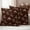 Dark Brown, variant on Western Cowboys Outdoor Waterproof Pillow Covers, Vintage Farmhouse Cow Nature Scenery Decorative Square Throw Pillowcase Sofa Cushion Sham for Patio/Couch/Chair, 18"x18" 2 Pack