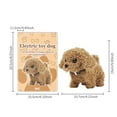 thumbnail image 3 of Interactive Plush Puppy Toy for Klds - Realistic Barking & Tail Wagging Electronic Pet, Soft & Safe Cuddly Companion for Toddlers, Durable Non-Shedding Fur, 3 of 9