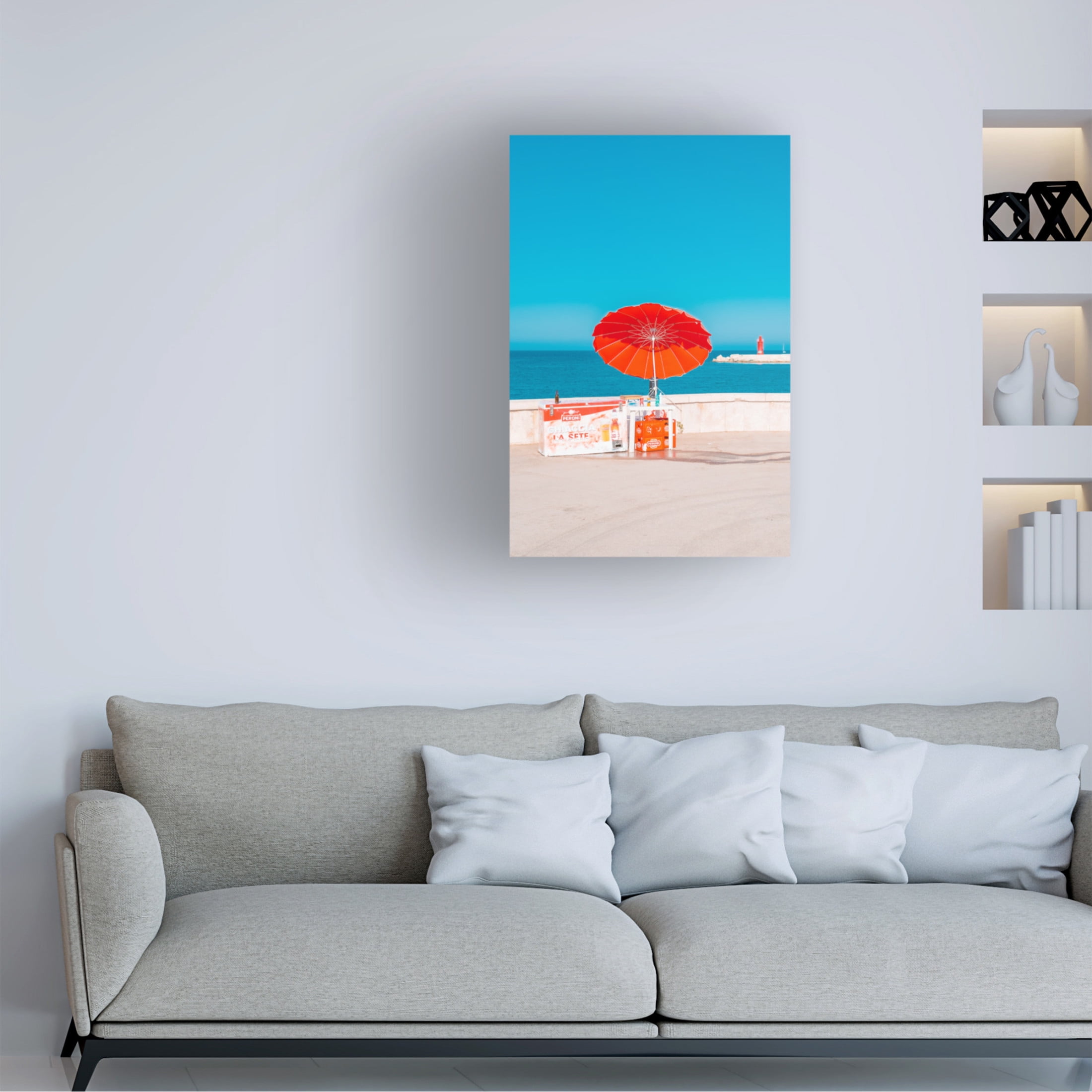 Trademark Fine Art Roberto Ruoli Red Summer Canvas Wall Art