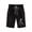 Black, variant on Shorts For Girls Kids Drawstring Elastic Waist Shorts Casual Solid Color Letter Print Knee Length Shorts With Pockets Versatile Pants Size 3-4 Years