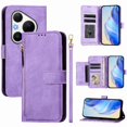 thumbnail image 1 of FOXDOCK Funda Tipo Cartera para Xiaomi Poco M6 Plus Cuero PU con Cremallera y Correa de Muñeca, Ranuras para Tarjetas, Soporte Plegable, Cierre Magnético, 1 of 5